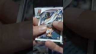  HUGE HIT! Cobb Hightower /99 1st Bowman Green Reptilian Auto! #shorts #bowmanchrome  #sportscards
