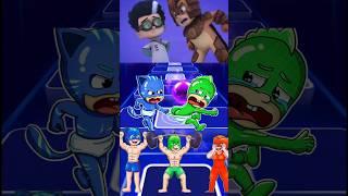 PJ Masks XOwlette Vs Gekko vs Catboy Coffin Dance #tileshop #pjmasks #gekko#owlette#catboy#shorts