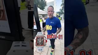 BH!! BEST watch and advice!! What do you do for a living?? Love his Richard Mille!!