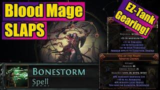 Path of Exile 2: Blood Mage Early Mapping (Tier 4) - Bonestorm Easy Tank, NO LEECH NEEDED!