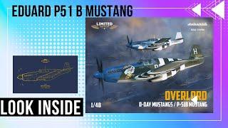 Eduard 1/48 P51 B  Mustangs,  New Plastic Model Kits, Royal edition D Day Operation Overlord