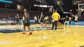 Sights and sounds from Vanderbilt's shoot around ahead of its matchup with Saint Mary's