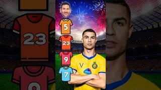 Ronaldo Asks Ishowspeed - Who is the GOAT of Every Jersey Number?