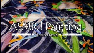 ASMR | painting video | watercolor Illustration