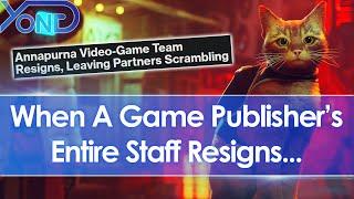 Game publisher Annapurna Interactive's entire staff resign following dispute...