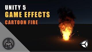 Unity 5 - Game Effects VFX - Cartoon Fire / Flames