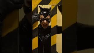 Batman Saves Girl And Meets Catwoman | Batman And Catwoman | #shorts #batman #catwoman