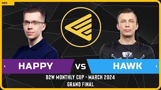 WC3 - [UD] Happy vs HawK [HU] - GRAND FINAL - B2W Weekly Cup March 2024