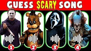 Guess Scary Movie Character by SONG | Recognize the scary SINGER |  Pennywise, FNAF, Michael Myers