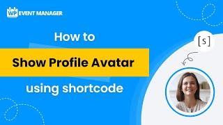 How To Show Profile Avatar Using Short Code or [Widget] #avatar #WordPress