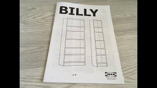 Стеллаж BILLY из IKEA.I collect a BILLY rack from IKEA.