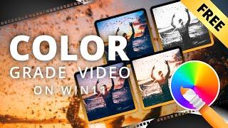 How to Color Grade Videos on Windows 11&10 (FREE!)