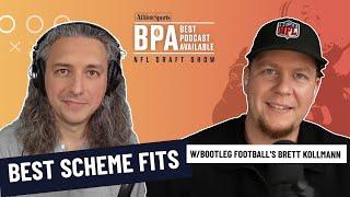 Best Scheme Fits in the 2025 NFL Draft w/Bootleg Football's Brett Kollmann