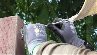 ColourTree Sun Shade Sail Canopy, How to Install and Take Measurement