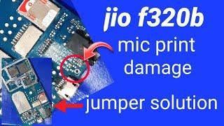 jio f320b mic print damage broken jumper wys