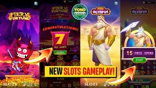 Yono Games  FIERY FORTUNE & KING OF OLYMPUS Launch today new slots game  Yono Rummy New game 