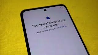 How to Fix "This Device Belongs to Your Organization" from Vivo Android