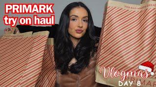 HUGE PRIMARK HAUL | PRIMARK TRY ON HAUL | NEW IN DECEMBER 2024 | PJ'S, BEAUTY & MORE | VLOGMAS DAY 8