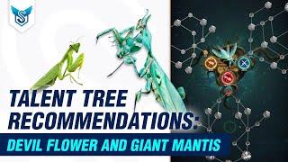 Talent Tree Recommendations: Devil Flower and Giant Mantis - The Ants: Underground Kingdom [EN]