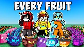 Unlocking EVERY Fruit In Roblox Blox Fruits....