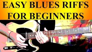 EASY BLUES GUITAR RIFFS FOR BEGINNERS #4