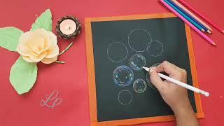 Bubbles Drawing # Lp Art and Craft #bubbles