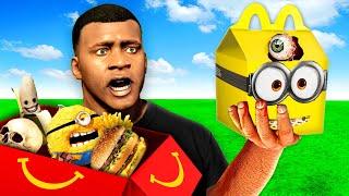 ICH öffne 100 MINION HAPPY MEALS in GTA 5!