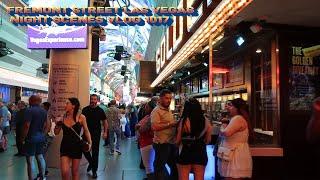 fremont street las vegas night scenes vlog 1017