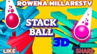 #2 Let's Play Stack Ball 3D all level Games Online