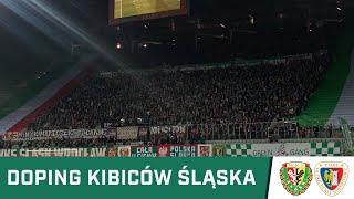 KIBICE: Doping kibiców Śląska w meczu z Piastem