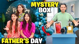 Happy Father’s Day️|Papa Ko Surprise Diya|10 Lac Ka Mystery Box Banwa Liya|Sistrology