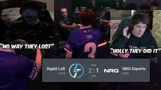 Shanks & Sliggy React to OLRF defeating NRG (CRAZY UPSET!!)