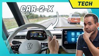 Car-2-X im Test: Gefahrenwarnung ausprobiert & Gimmicks des VW ID. Buzz (Car2x in Golf, T-Roc)