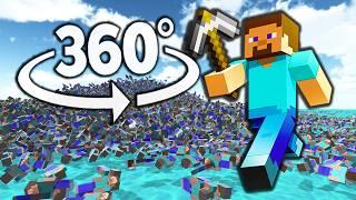 Minecraft 360° - 50,000 TIMES!  - 360° VIDEO