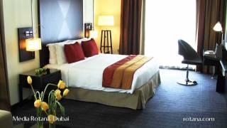 Rooms & Suites @ Media Rotana Hotel in Dubai, United Arab Emirates