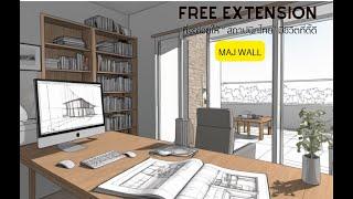 SketchUcation Extension - 09 - MAJ WALL