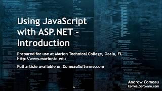 Using JavaScript in ASP.NET