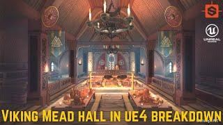 Viking Hall Environment Breakdown - Unreal Engine 4 & Substance