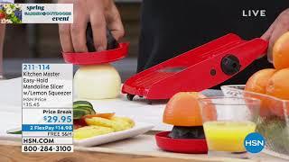 Kitchen Master Mandoline Slicer with Lemon Squeezer