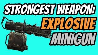 Farming the Strongest Weapon in Fallout 4 - Explosive Minigun (Live Gameplay)