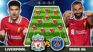 LIVERPOOL vs PSG  Liverpool Predicted Lineup against Paris Saint Germain