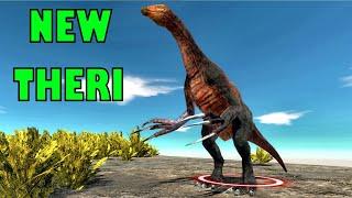 NEW THERIZINOSAURUS VS ALL DINOSAURS! ANIMAL REVOLT BATTLE SIMULATOR! DinoNerds!