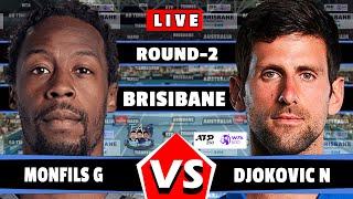 LIVE: Djokovic N vs Monfils G • Brisbane 2025 #round2 #Djokovic #Monfils #tennis #wta  #atp