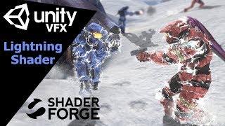 Electricity shader | Shader Forge | Unity3d