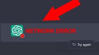 CHATGPT Network Error| Why is Chat GPT Not Working? Easy and Quick 2025