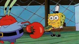 Rare Footage of Mr. Krabs paying SpongeBob AND walking normally