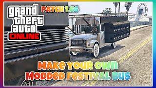 How to MAKE Modded Festival bus in GTA 5 Online | WORKING | After patch 1.66 |