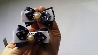 МК Бантики на каждый день из репсовой ленты/MK Bows for every day from a reps tape