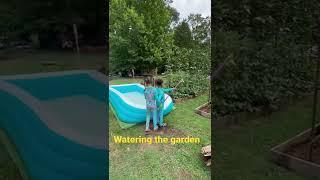 My helper in the garden