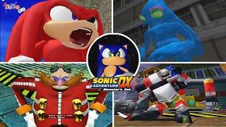 Sonic Adventure 1 DX | All Bosses Fight + Cutscenes | Play as Sonic | ZigZagGamerPT